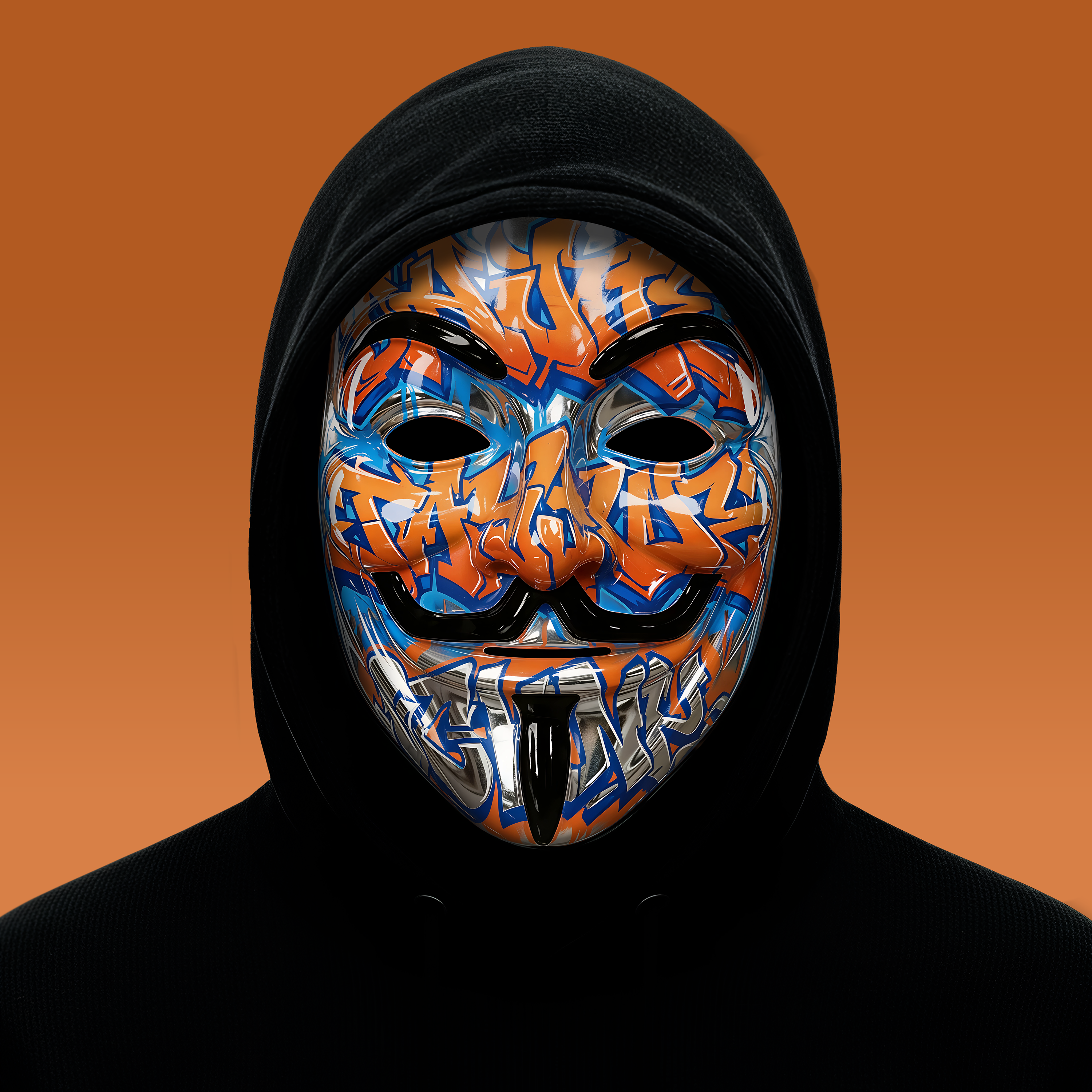 ANON DETTA NFT Mask - Neural Infiltrator 033