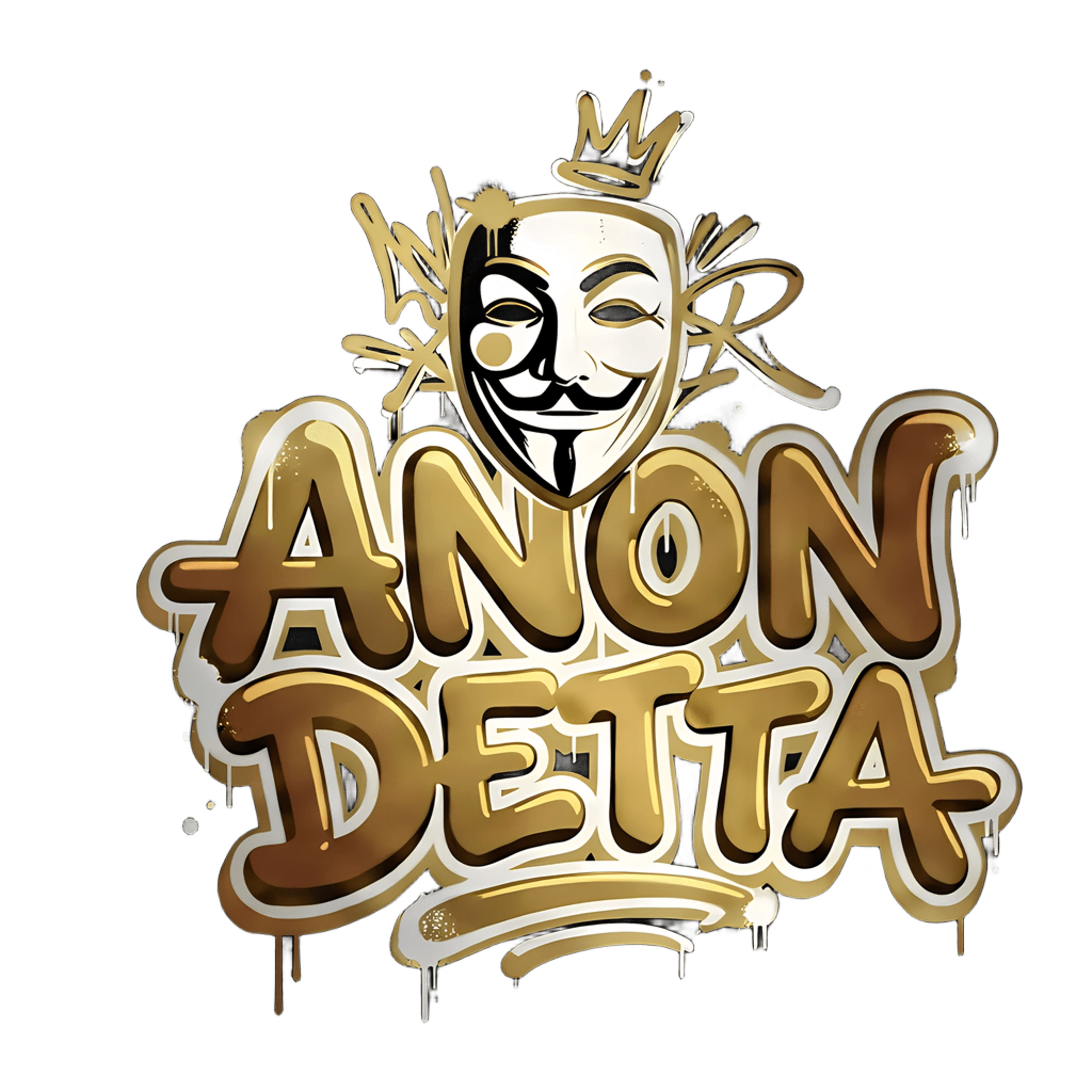 ANON DETTA Hacker Legion Official Logo - Genesis Anonymous Mask